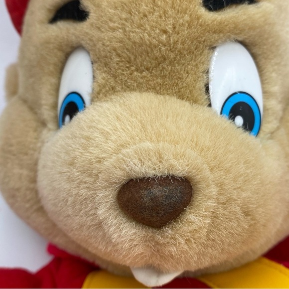 Vintage Rare 1993 Alvin & The Chipmunks Hand Puppet Plush Doll 80s Cartoons TV - Picture 2 of 15